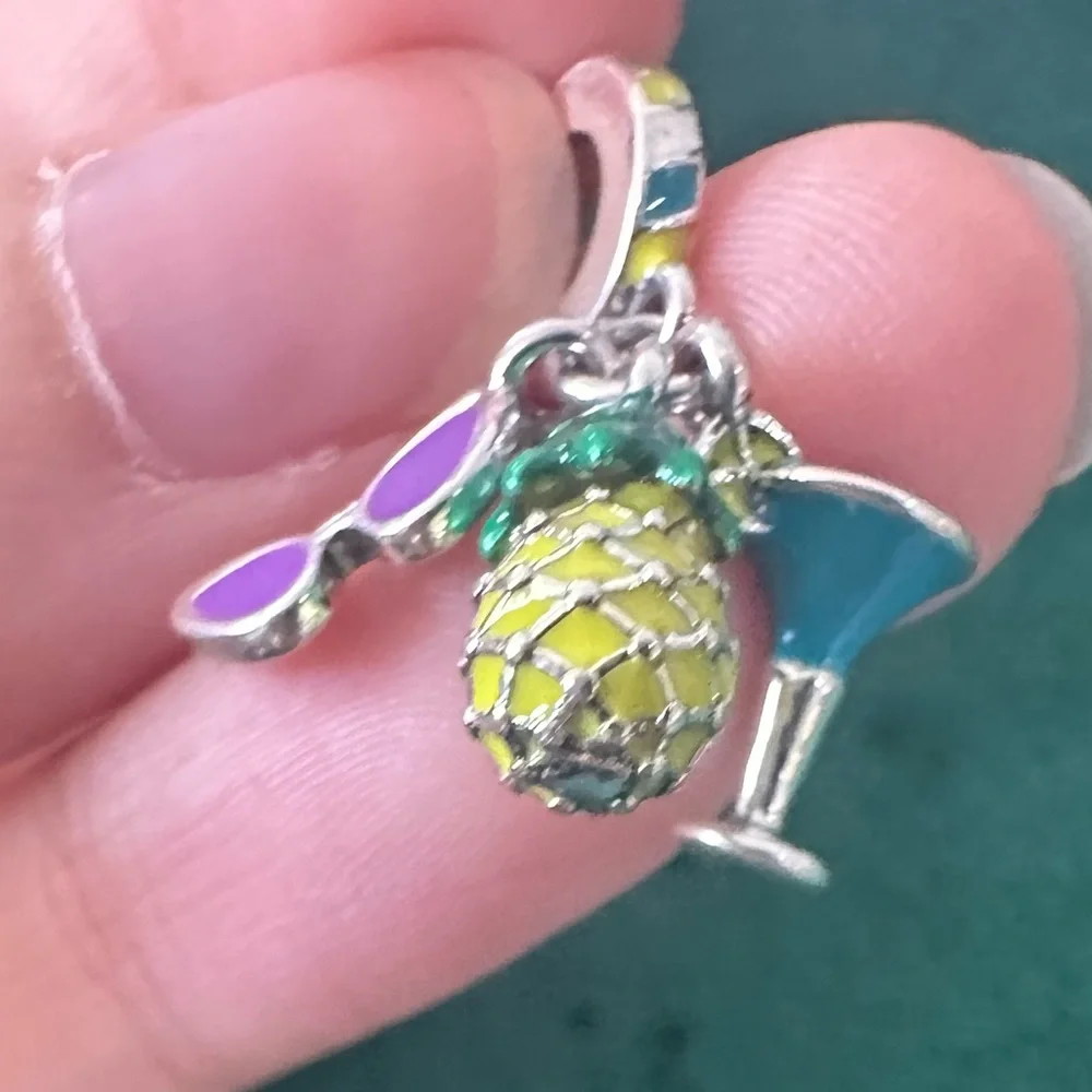 NWOT Pandora Fit Vacation Silver Charm!_7